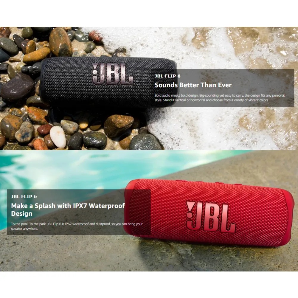 JBL FLIP6, enceinte audio d’ex - Jbl Speaker Flip 6 avis et prix