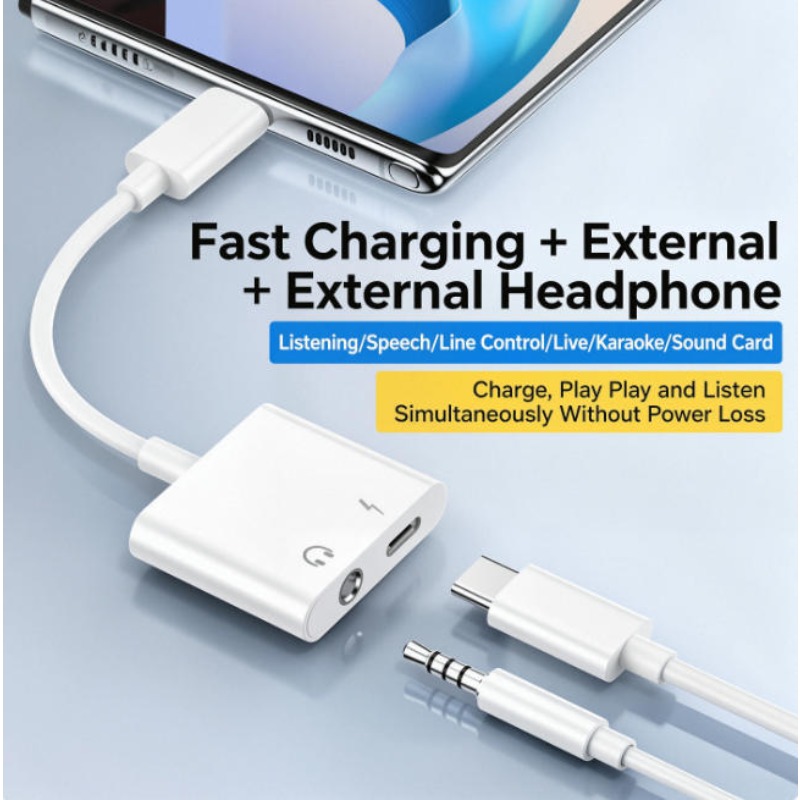 Adaptateur audio pour iPhone 1 - Earphone Splitter Jack avis et prix