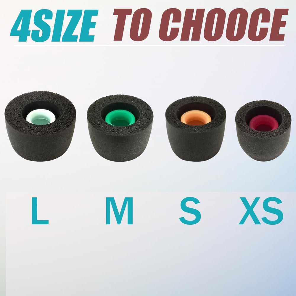 6 embouts en mousse à mémoire  - Earphone Foam Tip avis et prix
